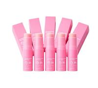 Pink Collagen Volume Multi Balm Stick, Hydrating Face Stick Makeup Base | Moisturizing & Firming Care, Nourishing Plumping Stick for Daily Care, Smoothes Fine Lines, Portable Solid Face Serum