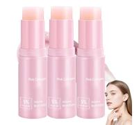 Pink Collagen Volume Multi Balm,Wrinkle Bounce Multi Balm,Soins Visage Hydratants,Stick for Youthful-Looking,Helping Look of Fine Lines,Firming Care,Anti-Aging Care,For Under-Eyes,Neck,Forehead (3PC)
