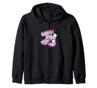 Pink Color Bang Boom Wham POW! Pink Graphic Sweat à Capuche