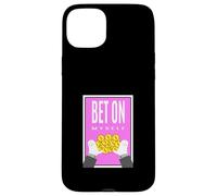 Pink Color Bet on Myself v2 Pink Graphic Coque pour iPhone 15 Plus