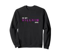 Pink Color in My Villain Arc Pink Graphic Sweatshirt