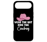 Pink Cowgirl Hat Wear The Hat Ride The Cowboy Save a Horse Coque pour iPhone Air