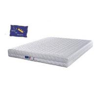 Pink Diamond Matelas - Hauteur 20 Cm - Déhoussable Sur 3 Cã?Tés - Housse Lavable - Soutien Ferme - 70x190 Blanc