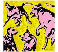 Pink Dogs On The Green Grass