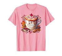 Pink Fall Accessories for Coffee Mom Spiced Cranberry Latte T-Shirt