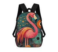 Pink Flamingo Art Print Vibrant Pink Flamingo Art Prints Modern Tropical Decor Sacs À Dos Pour Enfants, Sac À Dos Scolaire, Sac À Dos Imprimé En 3D Pour Enfants, Sac À Dos De Voyage, Sac À Livres, S
