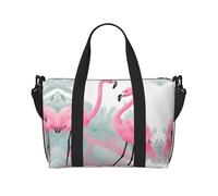Pink Flamingo Sac à main à bandoulière pour femme Sac à main Sac à main Sac à main décontracté avec fermeture éclair Convient pour le travail, les voyages, le fitness, les voyages