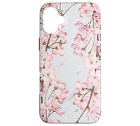 Pink Floral Cherry Blossom Sakura Cherry Blossom Japan Coque pour iPhone 16 Plus