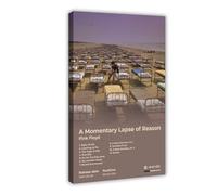 Pink Floyd Affiche d'art de l'album de musique A Momentary Lapse of Reason Cover Tracklist Classic Rock Band Vintage Fans Cadeau Décoration de chambre Poster sur toile Décoration murale Peinture pour