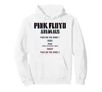 Pink Floyd Animaux Cochons sur l'aile Chiens Moutons Sweat à Capuche