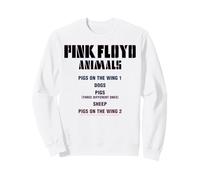 Pink Floyd Animaux Cochons sur l'aile Chiens Moutons Sweatshirt