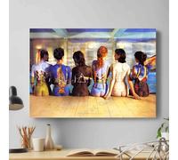 Pink Floyd Back Catalogue Impression sur toile Décoration murale 76 cm x 50 cm Cadeau idéal pour la maison, le bureau, la chambre Décoration moderne (61 cm x 41 cm)