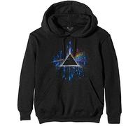 PINK FLOYD Dark Side of The Moon Blue Splatter Sweat-Shirt À Capuche Homme