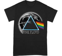 Pink Floyd - "Dark Side Of The Moon" T-shirt Homme/Femme Unie BI135 (S) (Noir/Bleu/Blanc)