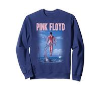 Pink Floyd Deep Blue Sweatshirt, Unisexe pour Adultes, Bleu Marine, S