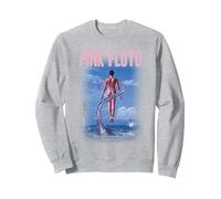 Pink Floyd Deep Blue Sweatshirt, Unisexe pour Adultes, Gris Chiné, XL