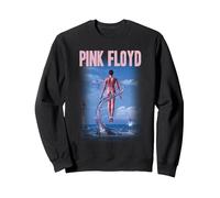 Pink Floyd Deep Blue Sweatshirt, Unisexe pour Adultes, Noir, M