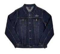 Pink Floyd Denim Veste Dark Side Of The Moon Band Logo Nouveau Officiel Unisex Size XL