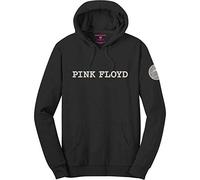 Pink Floyd - Felpa # M Unisex Black # Logo & Prism [Import]