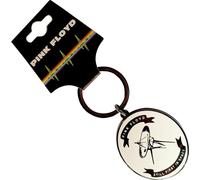 Pink Floyd - "First In Space" Porte-clés Ovale RO14136 (Taille unique) (Blanc/Noir)