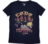 Pink Floyd - "Japan Poster" T-shirt pour femme RO12448 (L) (Bleu marine)