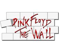 Pink Floyd - Logo - Badge "The Wall" - Métal RO9499 (Taille unique) (Blanc/Rouge)