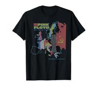 Pink Floyd on Tour 1989 Carte Europe Villes T-Shirt