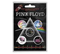 Pink Floyd Pack De Badges Album Covers Band Logo Nouveau Officiel 5 X Pin Button Size One Size