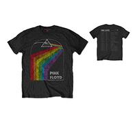 Pink Floyd - Pink Floyd T Shirt Dark Side of The Moon 1972 Tour Nouveau Officiel Unisex Noir Size M