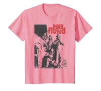 Pink Floyd Point ME at The Sky T-Shirt, Enfant, Rose, 3 Ans