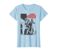 Pink Floyd Point ME at The Sky T-Shirt, Femme, Bleu Céleste, XL
