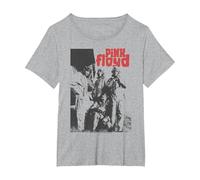 Pink Floyd Point ME at The Sky T-Shirt, Femme Grandes Tailles, Gris Chiné, 5X