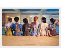 Pink Floyd - Poster - Back Catalogue Version 2 + cadre amovible, Shinsuke® Maxi MDF blanc, vitre acrylique