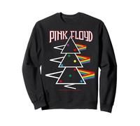 Pink Floyd Rainbow Prism Triangle Stack Psychédélique Sweatshirt