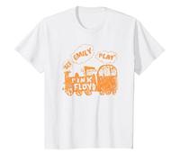 Pink Floyd See Emily Play T-Shirt, Enfant, Blanc, 6 Ans