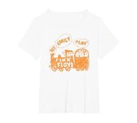 Pink Floyd See Emily Play T-Shirt, Femme Grandes Tailles, Blanc, 2X