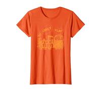 Pink Floyd See Emily Play T-Shirt, Femme, Orange, S