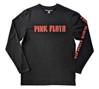 Pink Floyd T Shirt Animals Band Logo Nouveau Officiel Unisex Noir Long Sleeve Size M