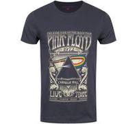 Pink Floyd T-Shirt Carnegie Hall Poster Homme Gris Foncé - Taille M Gris