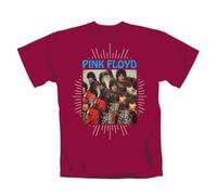 Pink Floyd - T-Shirt Homme Rouge cardinal Pink Floyd "Piper At The Gates" (Taille L)