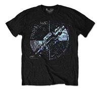 Pink Floyd - T-Shirt # L Black Unisex # Machine Greeting Blue [Import]