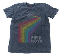 T-Shirt Pink Floyd Prism Arch Snow Wash Unisex Denim