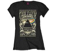 Pink Floyd - T-Shirt # M Ladies Black # Carnegie Hall Poster