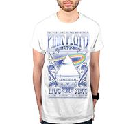 Pink Floyd - T-Shirt # M White Unisex # Carnegie Hall Poster