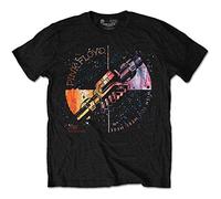 Pink Floyd - T-Shirt # S Black Unisex # Machine Greeting Orange