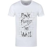 Pink Floyd T-Shirt The Wall & Logo Homme Blanc - Taille S Blanc G
