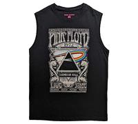 Pink Floyd Tank Top Muscle T Shirt Carnegie Hall Affiche Officiel Unisex Noir Size L