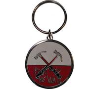 Pink Floyd - "The Wall Hammers" Porte-clés Logo RO10393 (taille unique) (Argent/Blanc/Rouge)
