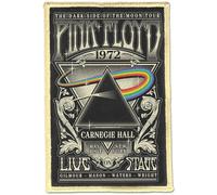Pink Floyd - Rock Off officially licensed products Pink Floyd Patch Carnegie Hall Band Logo Nouveau Officiel Embroidered Woven Iron Size Accessory Size