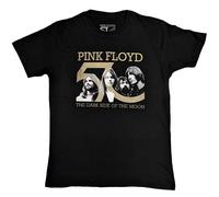 Pink Floyd Tričko Band Photo & 50th Logo Uni Noir M
